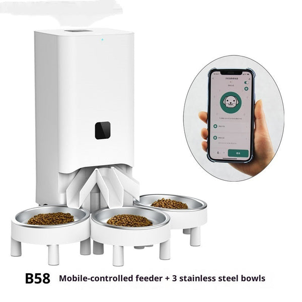 Smart Automatic Pet Feeder with Timed Portion Control