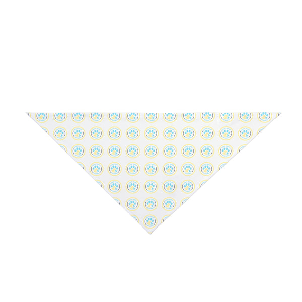 Lushy Paws Logo Print Pet Bandana — Cute Dog & Cat Scarf for Everyday