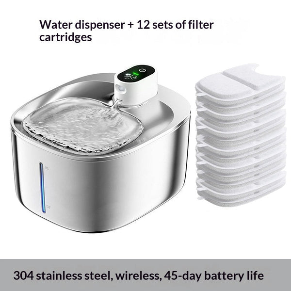 Wireless Smart Cat Water Fountain Automatic Drinking Dispenser