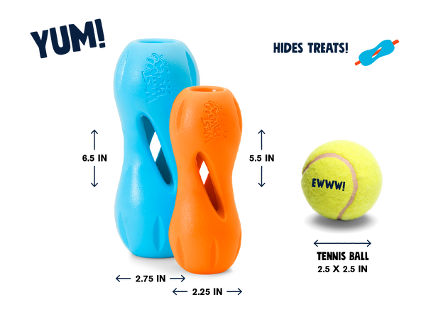 Qwizl Dog Chew Toy Interactive Treat Dispenser