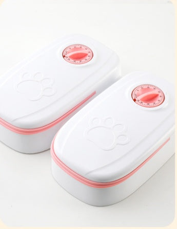 Automatic Smart Pet Feeder with Stainless Steel Bowl