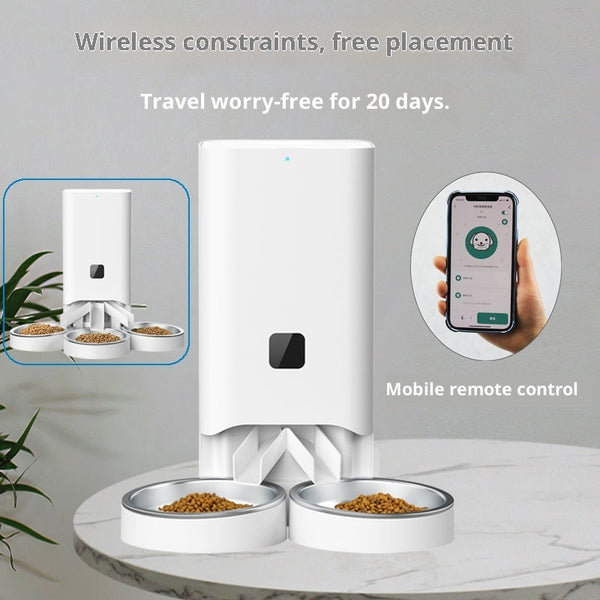 Smart Automatic Pet Feeder with Timed Portion Control