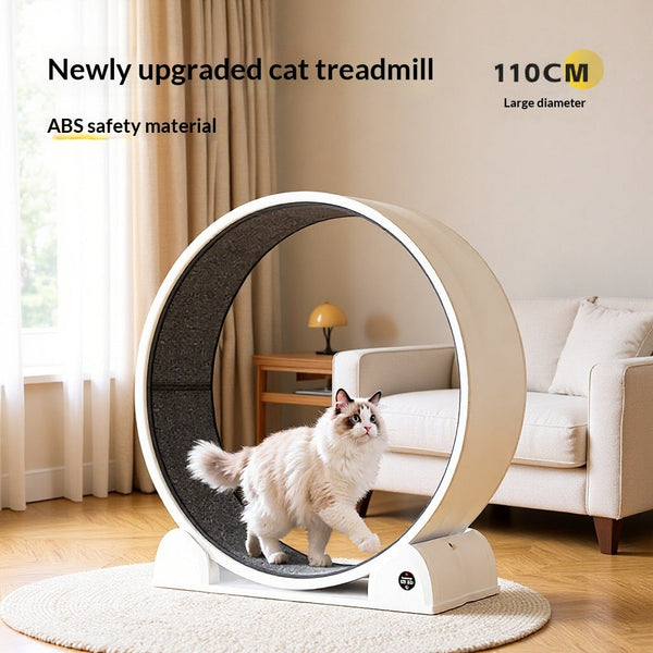 Smart ABS Cat Treadmill with Interactive Display Toy