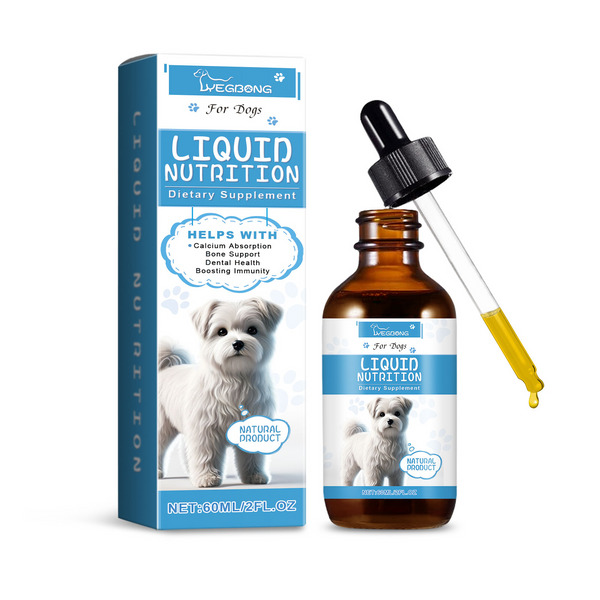 Pet Vitamin Supplement Drops for Immunity and Vitality Support