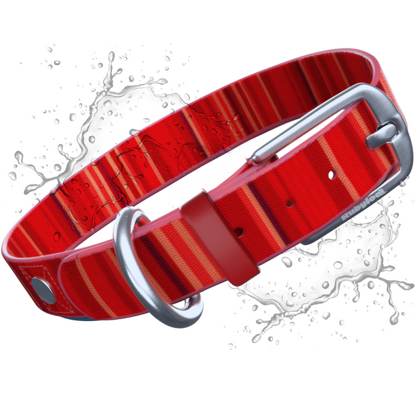 Waterproof Dog Collar Washable Durable Stink Proof Pet Collar
