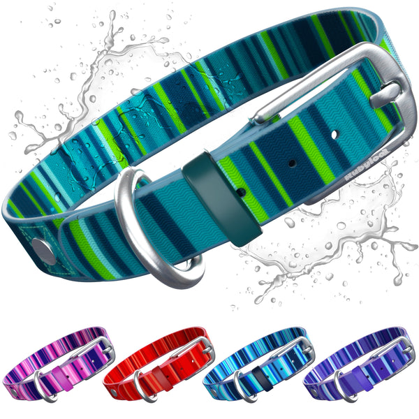 Waterproof Dog Collar Washable Durable Stink Proof Pet Collar