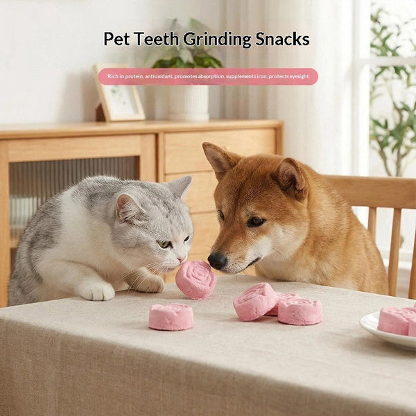 Freeze-Dried Cranberry Rose Cat Biscuits Healthy Treats