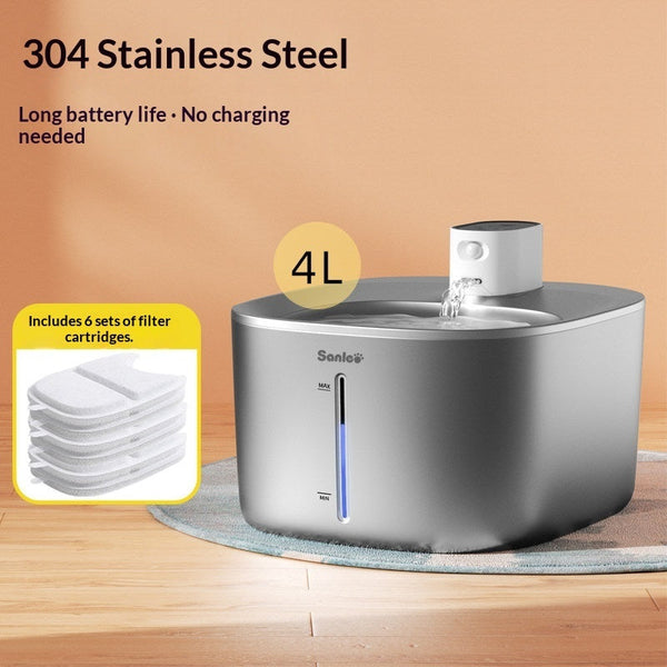 Wireless Smart Cat Water Fountain Automatic Drinking Dispenser
