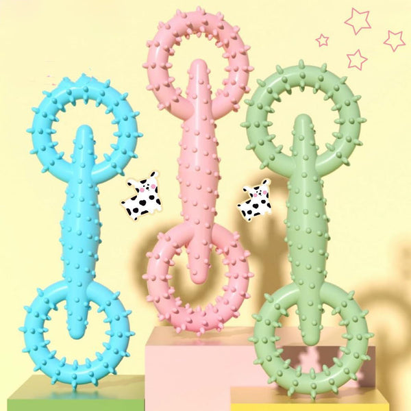 Pet Pull Ring Dog Chew Toy Durable Gnawing