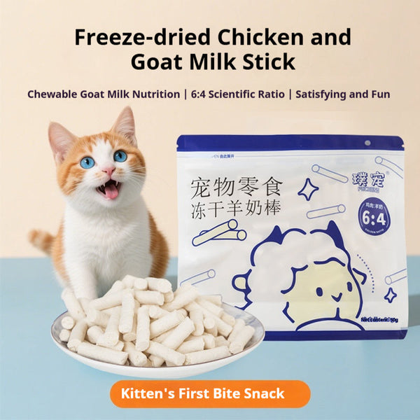 Chicken Goat Milk Stick Cat Treats Packaged Snacks