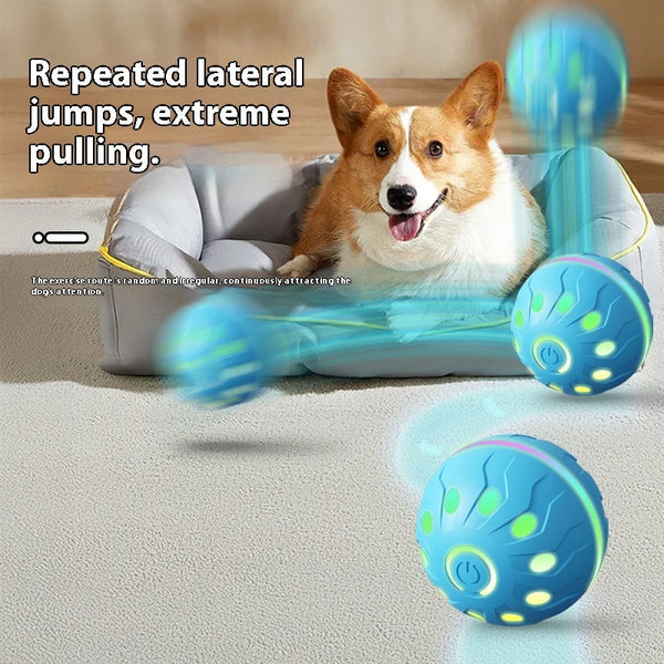 Automatic Jumping Dog Ball Interactive Pet Toy Fun